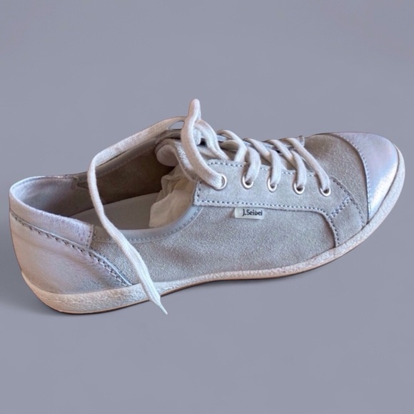 Josef Seibel Grey Suede Sneakers - EU 36 (US 5.5-6) - New in Box preppy classic - Picture 2 of 16